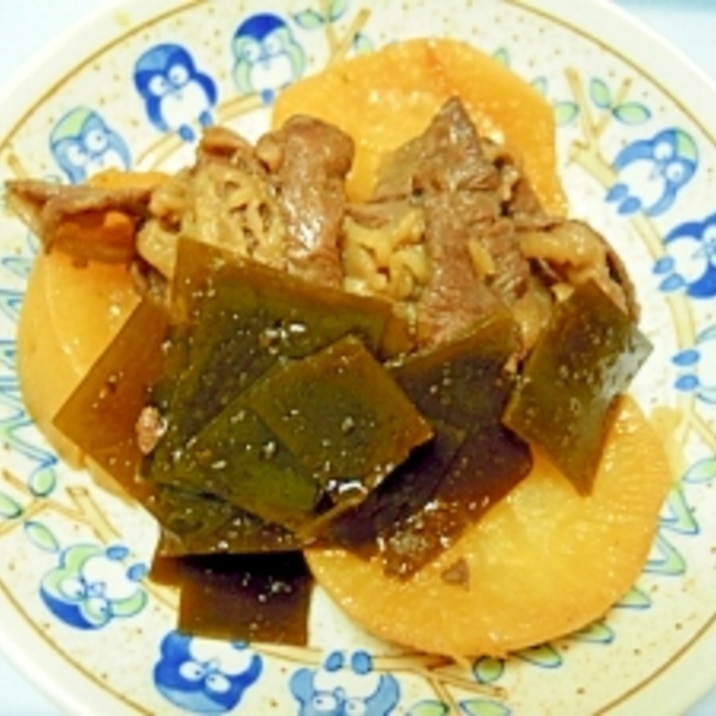 大根と牛こま肉の昆布煮 レシピ 作り方 By Yumemeojo 楽天レシピ 大根と牛こま肉の昆布煮 レシピ 作り方 By Yumemeojo 楽天レシピ